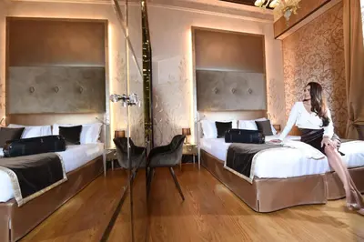 Letto o letti in una camera di Santa Croce Boutique Hotel