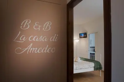 Letto o letti in una camera di La Casa di Amedeo