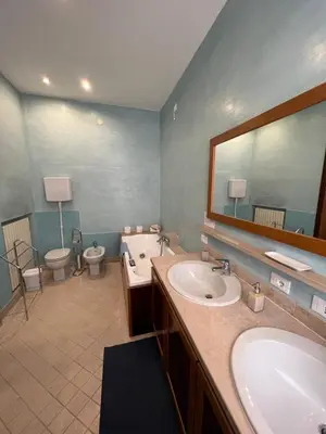 Bagno di Esclusivo appartamento- 6 persone in Villa Liberty