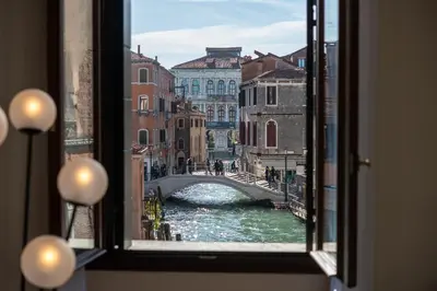 Vista sul fiume nelle vicinanze dell'appartamento