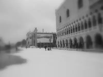 Casa Barzizza durante l'inverno