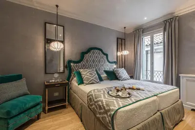 Letto o letti in una camera di La Marchesa Terrace - Dimora Italia -