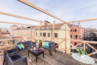 Balcone o terrazza di Ca' del Monastero 7 Collection Bright Apartment with Terrace