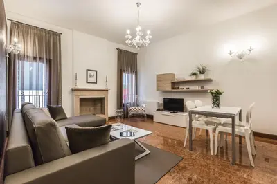 Area soggiorno di Ca' del Monastero 2 Collection Apt for 4 Guests with Lift