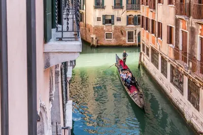 Vista sul fiume nelle vicinanze dell'affittacamere