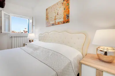 Letto o letti in una camera di CA MODERNA 2