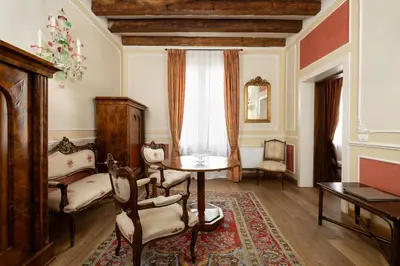 Letto o letti in una camera di Relais Alberti