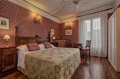 Letto o letti in una camera di Hotel Galleria