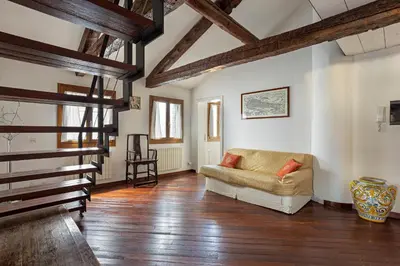 Area soggiorno di Vip Venice Apartments and Rooms Rialto Bridge