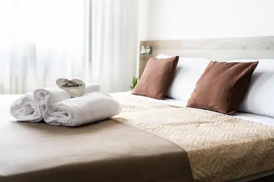 Letto o letti in una camera di Internazionale - Family Village