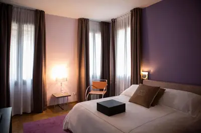 Letto o letti in una camera di Corte Di Gabriela