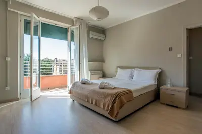 Letto o letti in una camera di Ca Silvia Lido di Venezia