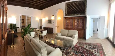 Area soggiorno di Suites alla Maddalena