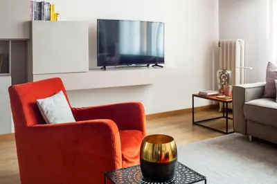 TV o dispositivi per l'intrattenimento presso Erbaria Boutique Apartment R&R