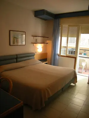 Letto o letti in una camera di Hotel Ambasciatori Palace