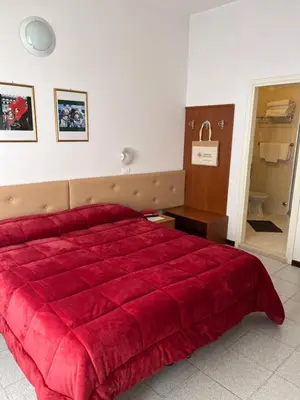 Letto o letti in una camera di Hotel Touring
