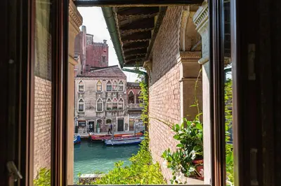Vista sul fiume nelle vicinanze dell'affittacamere