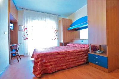 Letto o letti in una camera di Hotel Toledo