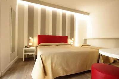 Letto o letti in una camera di Hotel Toledo