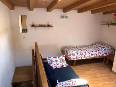 Letto o letti in una camera di Cà Batuffolin