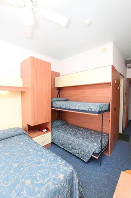 Letto o letti in una camera di Hotel Derby S