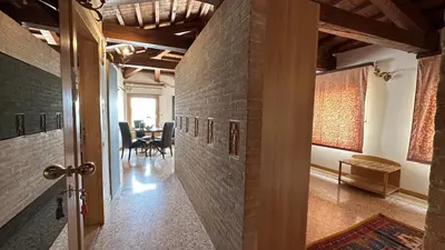 Area soggiorno di San Simeon Apartments