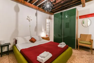 Letto o letti in una camera di Ca' Turchette