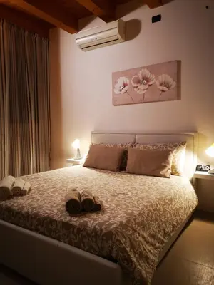 Letto o letti in una camera di Villa Zen 2