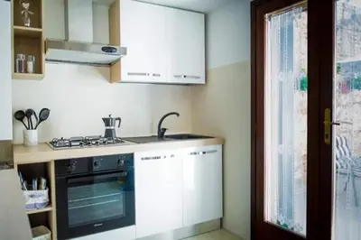 Cucina o angolo cottura di casa dei nonni