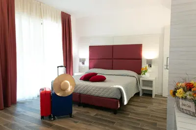 Letto o letti in una camera di Guest House DOLCE LAGUNA 2