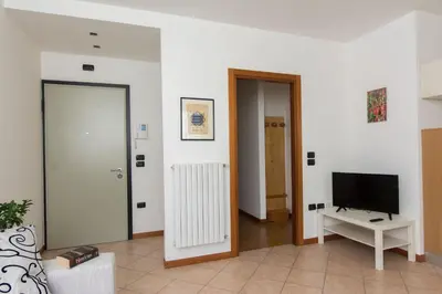 TV o dispositivi per l'intrattenimento presso Sunset View Treviso Apartment