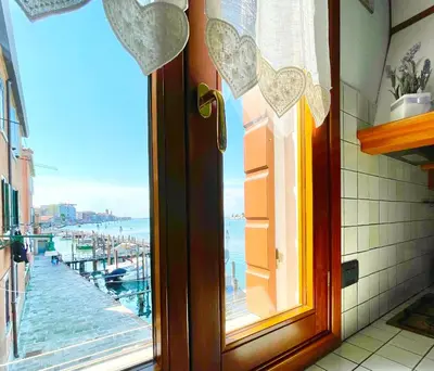 Balcone o terrazza di Ca' Monica Panoramic-Canal View, Biennale