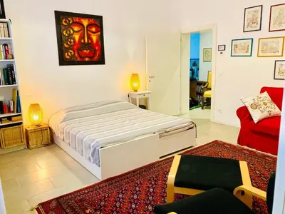 Letto o letti in una camera di Casa Buccari