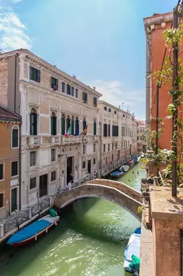 Vista sul fiume nelle vicinanze dell'affittacamere