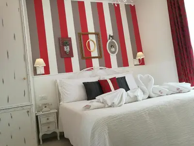 Letto o letti in una camera di Residence Eleonora