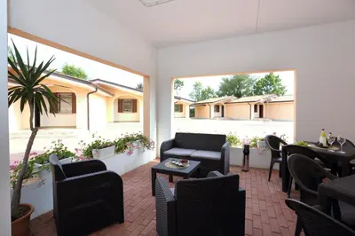 Area soggiorno di Villaggio Olmè