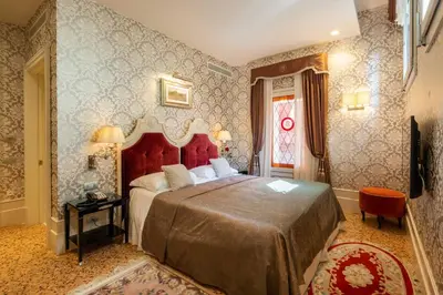Letto o letti in una camera di Hotel Moresco