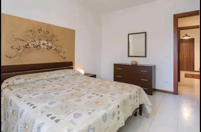 Letto o letti in una camera di Yellow house