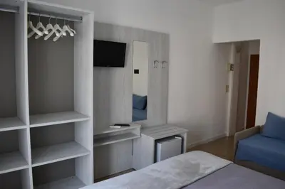 Letto o letti in una camera di Hotel Edelweiss