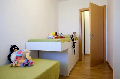 Letto o letti in una camera di Residence Speranza