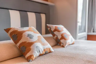 Letto o letti in una camera di Gondolieri Terrace- Dimora Italia Collection -