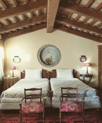 Letto o letti in una camera di B&B Casa Camilla