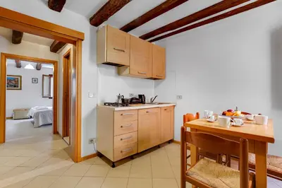 Cucina o angolo cottura di B&B Giardini