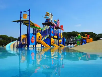 Piscina di Luxury Caravan at Union Lido o nelle vicinanze