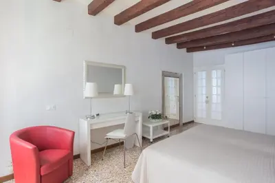 Letto o letti in una camera di Cà della Regina