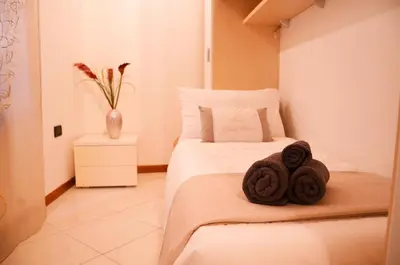 Letto o letti in una camera di Ca' De L'Ogio