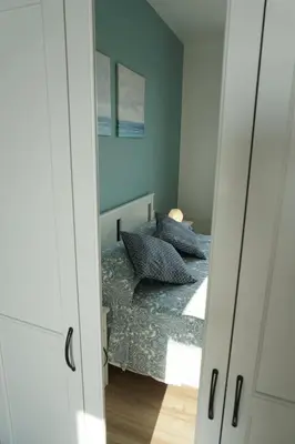 Letto o letti in una camera di Appartamento Tramonto