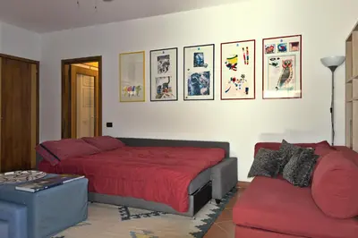 Area soggiorno di La casa dei Tigli
