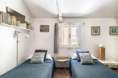 Area soggiorno di Ca Lorosa Cosy and comfortable Loft at Castello