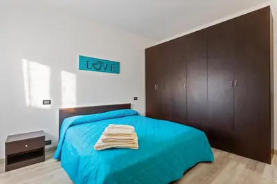 Letto o letti in una camera di Casa Dany